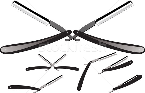 600x385 Vintage Straight Razor Vector Illustration Stanislav Stasyuk