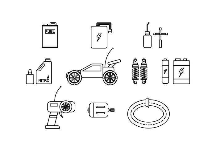 700x490 Rc Car Icon Vector