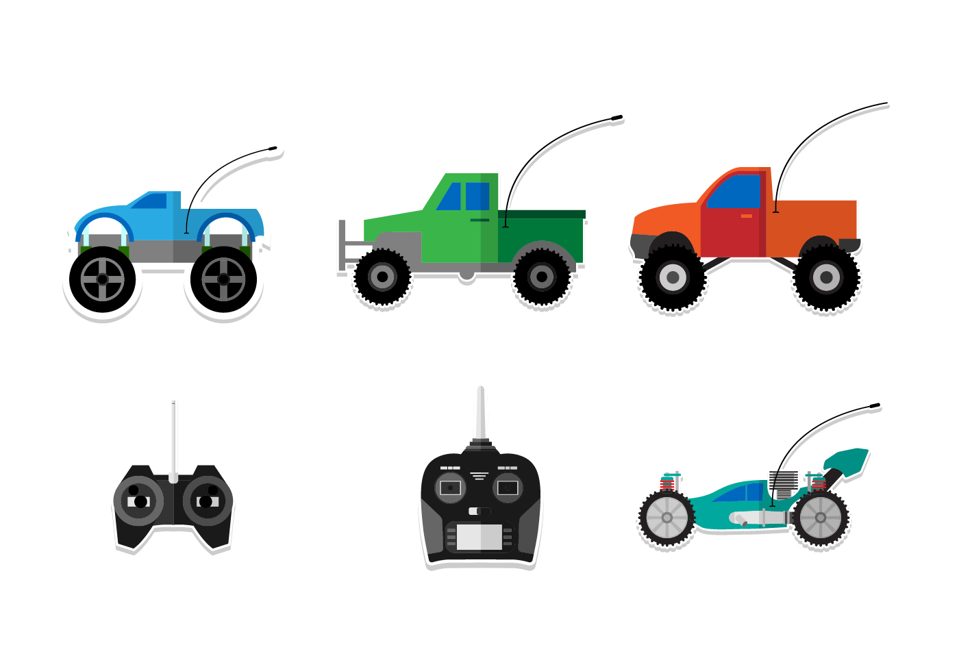 1400x980 Rc Car Free Vector Art