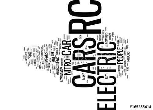 500x361 Electric Rc Car Text Background Word Cloud Concept