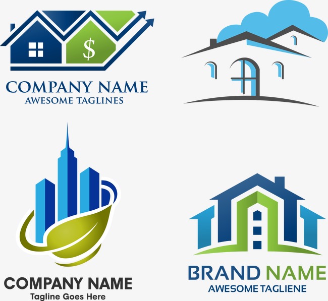 650x597 Vector Real Estate Logo, Property Logo, Corporate Logo, Vector Png