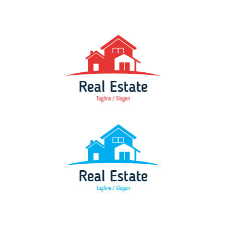450x450 Free Vector Real Estate Logo Template For Your Company