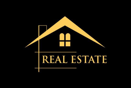 550x367 Golden Real Estate Logo Vector Free Download