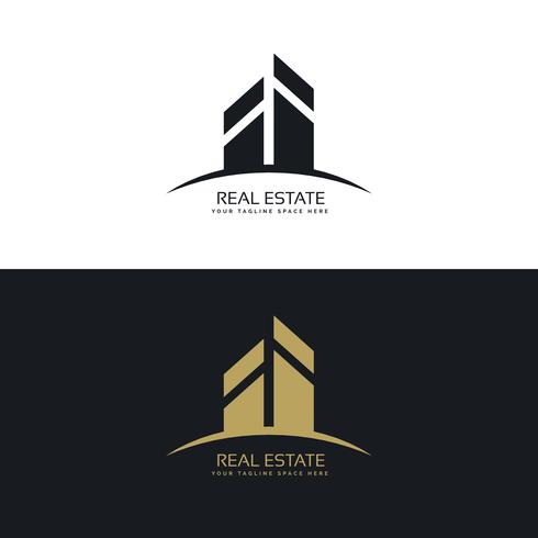 490x490 Modern Clean Real Estate Logo Design Concept