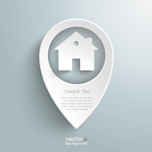 500x500 Real Estate With Business Background Vector Free Download