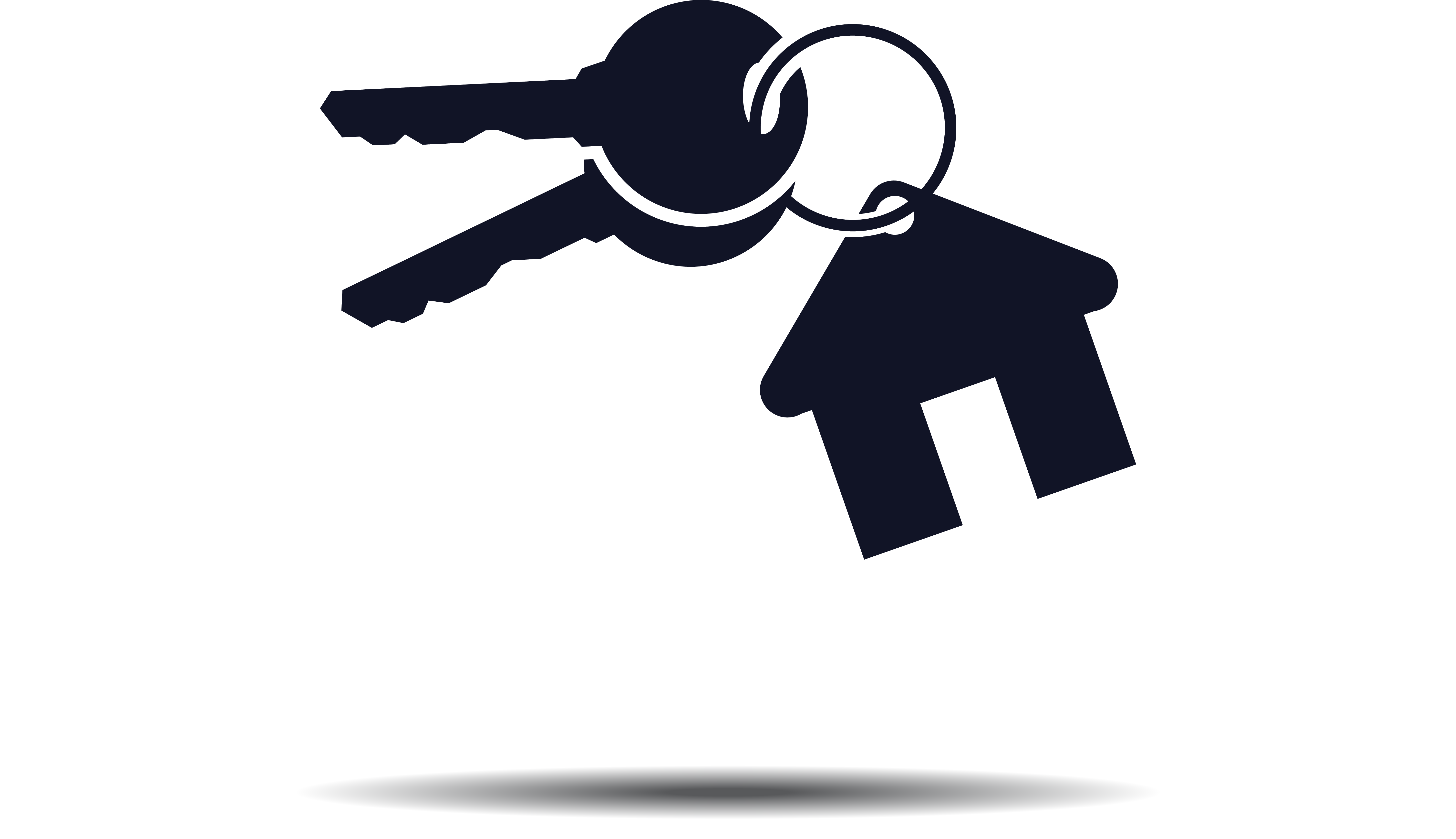 5965x3435 House Key Logo Real Estate