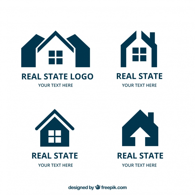 626x626 Collection Of Real Estate Logos Vector Free Download