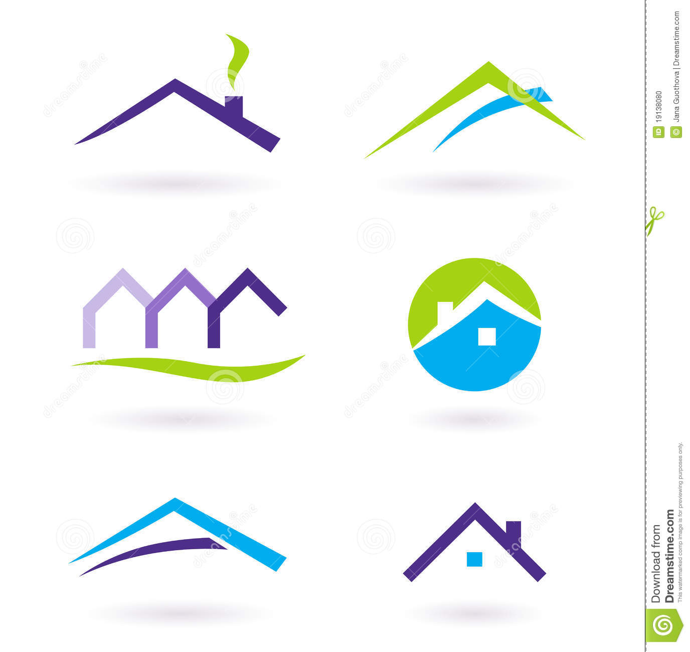 1376x1300 Real Estate Logo Banner Royalty Free Library