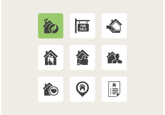 700x490 Real Estate Vector Icons