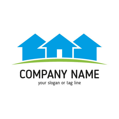 500x500 Real Estate Company Logo Templates Vector Free Download