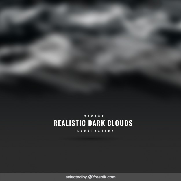 626x626 Realistic Dark Clouds Background Vector Free Download