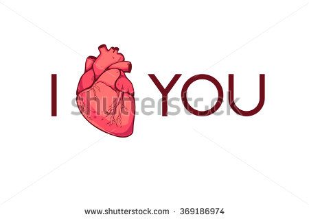 450x320 I Love You. Realistic Heart. Vector Illustration Nado