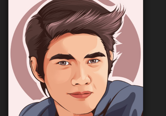 536x374 Draw Realistic Vector Portrait In Great Quality For