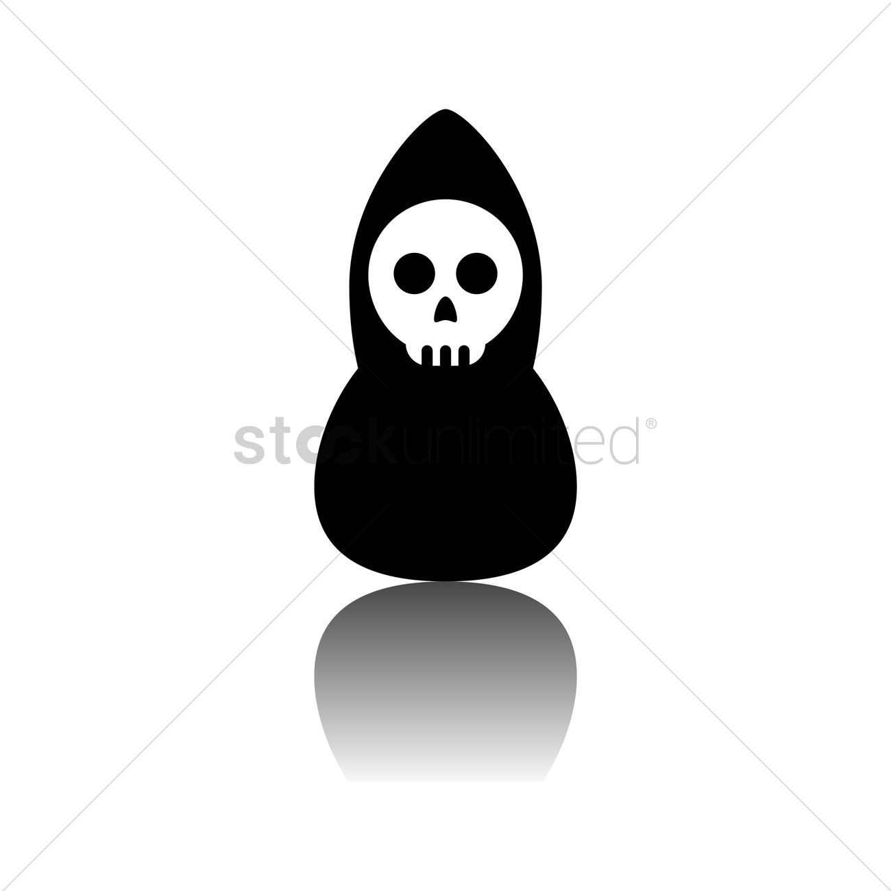 1300x1300 Grim Reaper Vector Image
