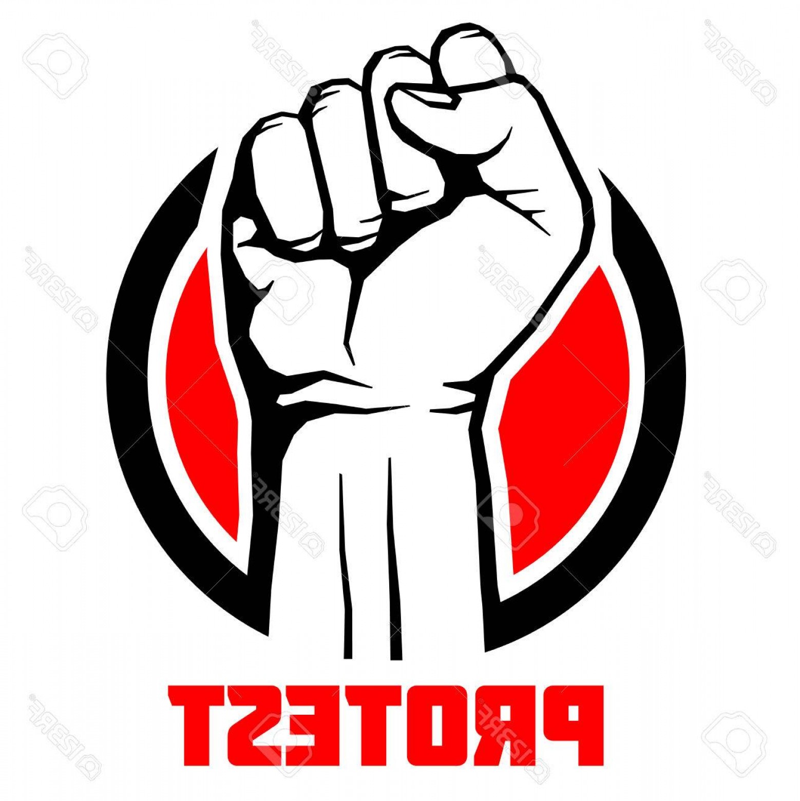 1558x1560 Photostock Vector Protest Rebel Vector Revolution Art Poster