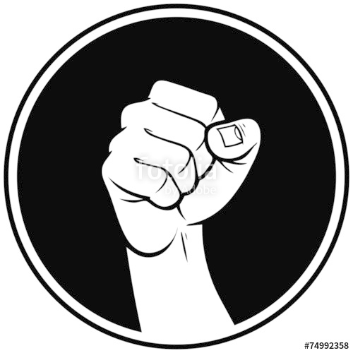 500x500 Rebel Fist Insignia Stock Image And Royalty Free Vector Files On