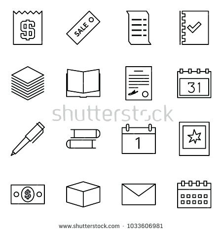450x470 Receipt History Flat Vector Icon Set Receipt Vector Sale Label