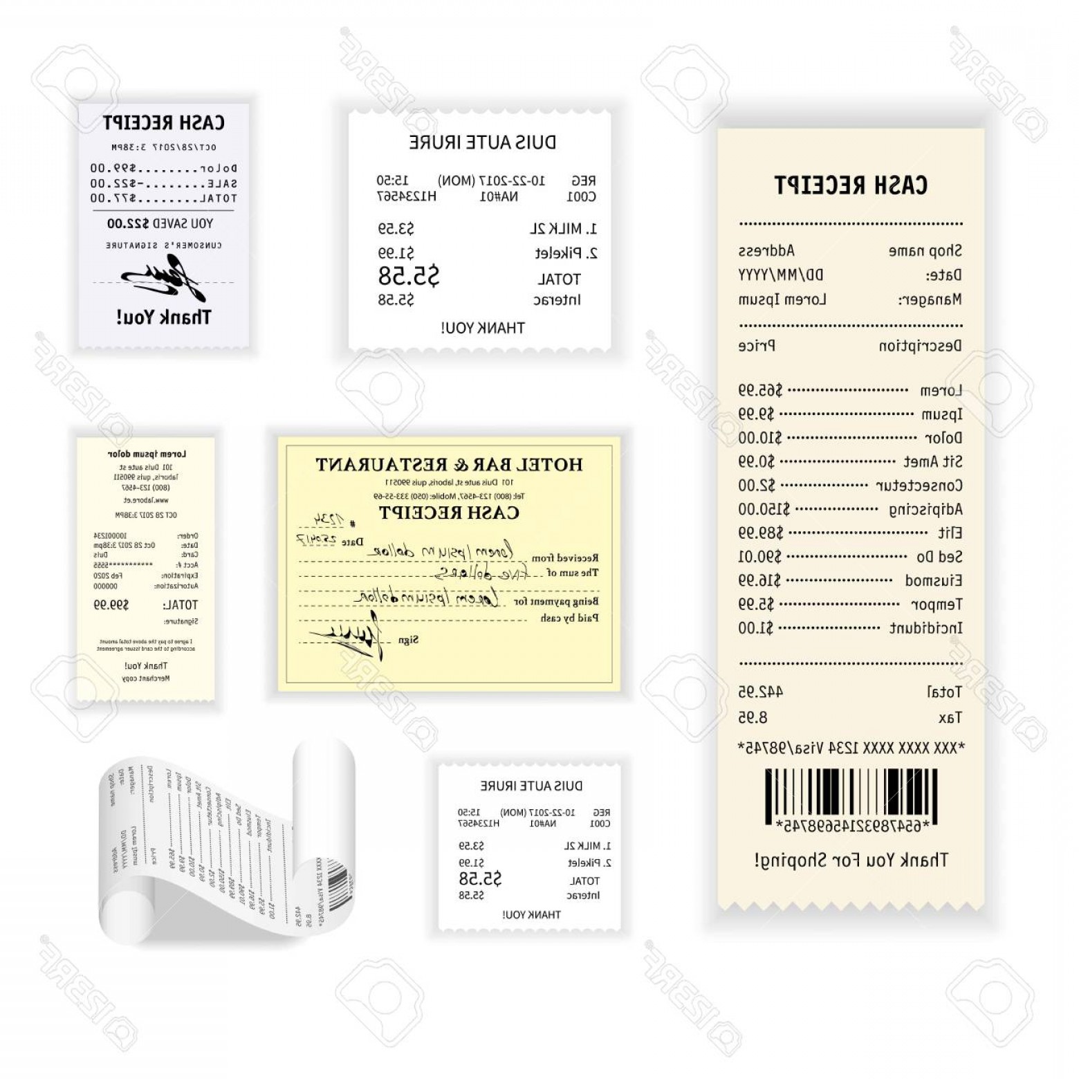 1560x1560 Receipt Vectorcash Shopatcloth
