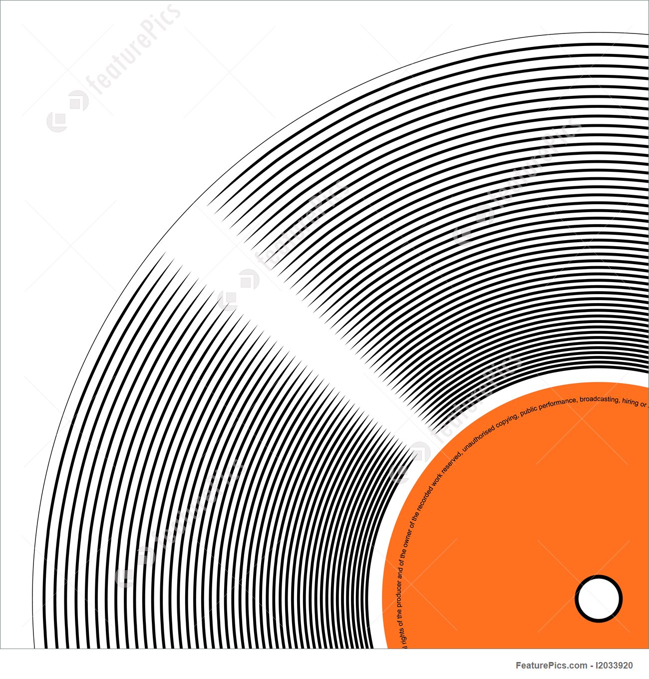 1300x1360 Vector Record Black White Music