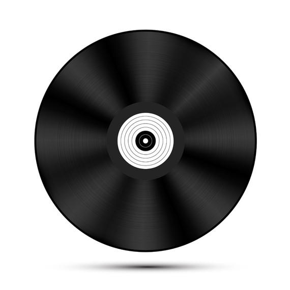 570x570 Vector Vinyl Record