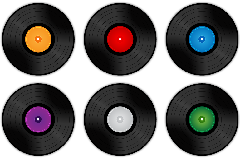 769x508 6 Free Vinyl Record Vectors