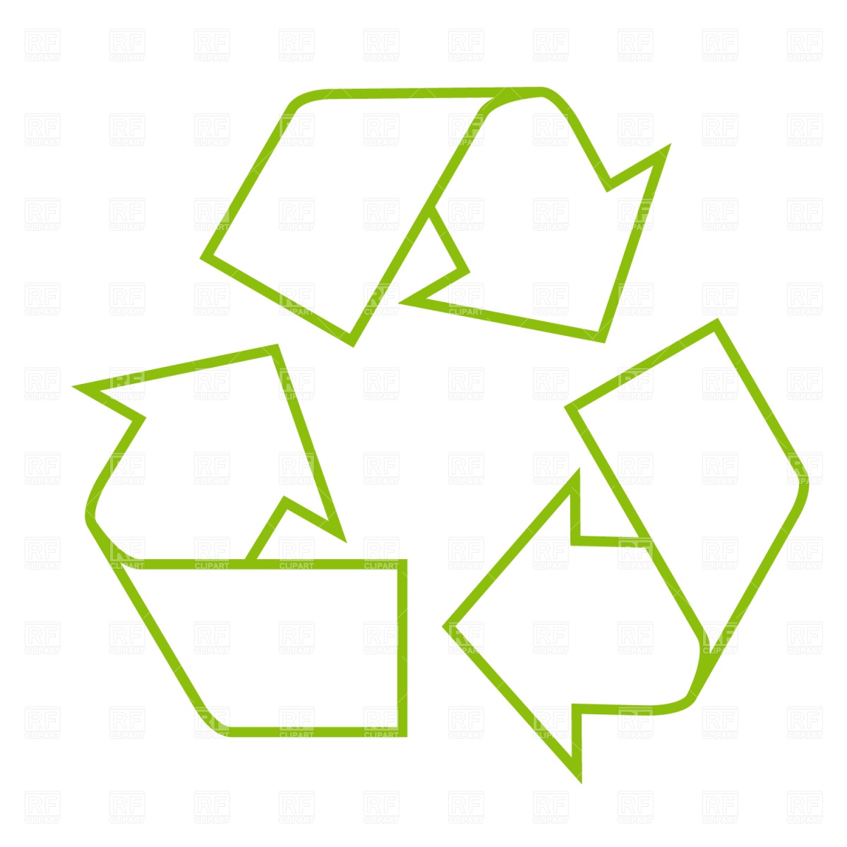 1200x1200 Recycle Icon Vector Image Vector Artwork Of Signs, Symbols, Maps