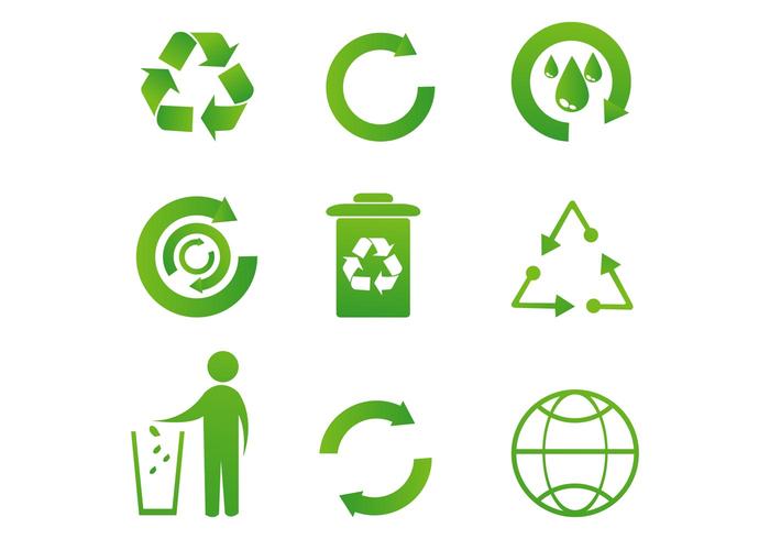 700x490 Free Recycle Icon Vectors