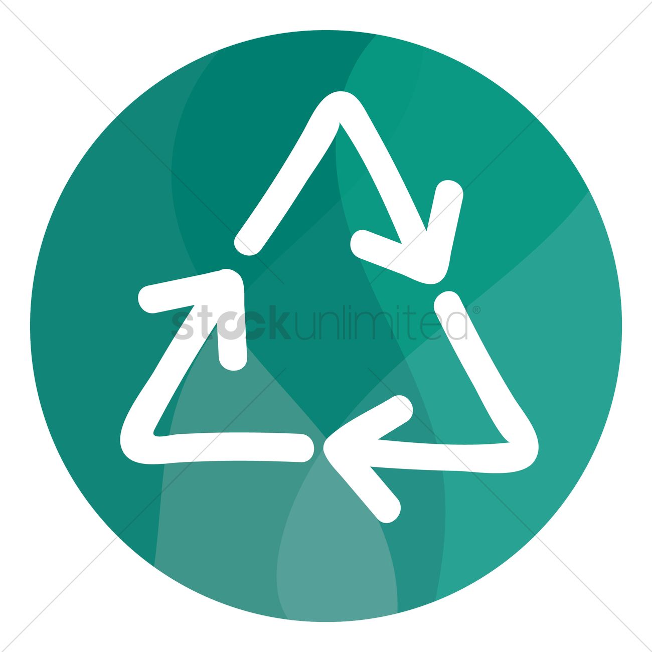 1300x1300 Free Recycle Icon Vector Image