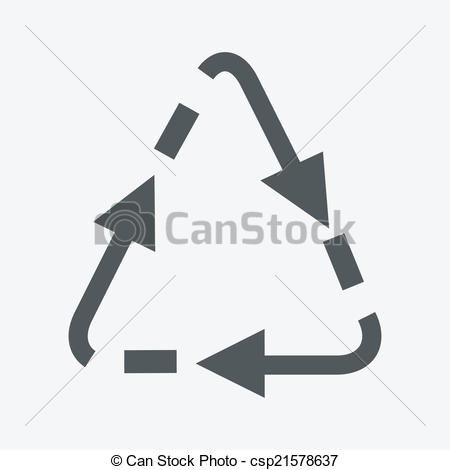 450x470 Vector Recycle Symbol.