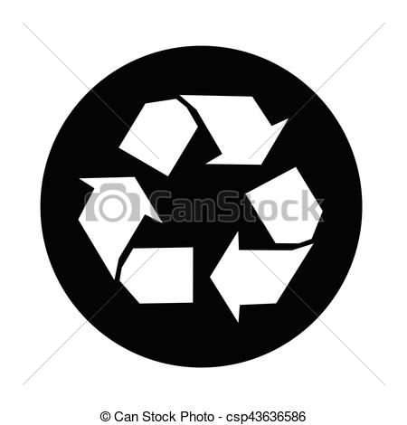 450x470 Recycle Icon Vector