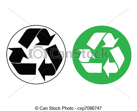 450x367 Vector Recycle Sign.