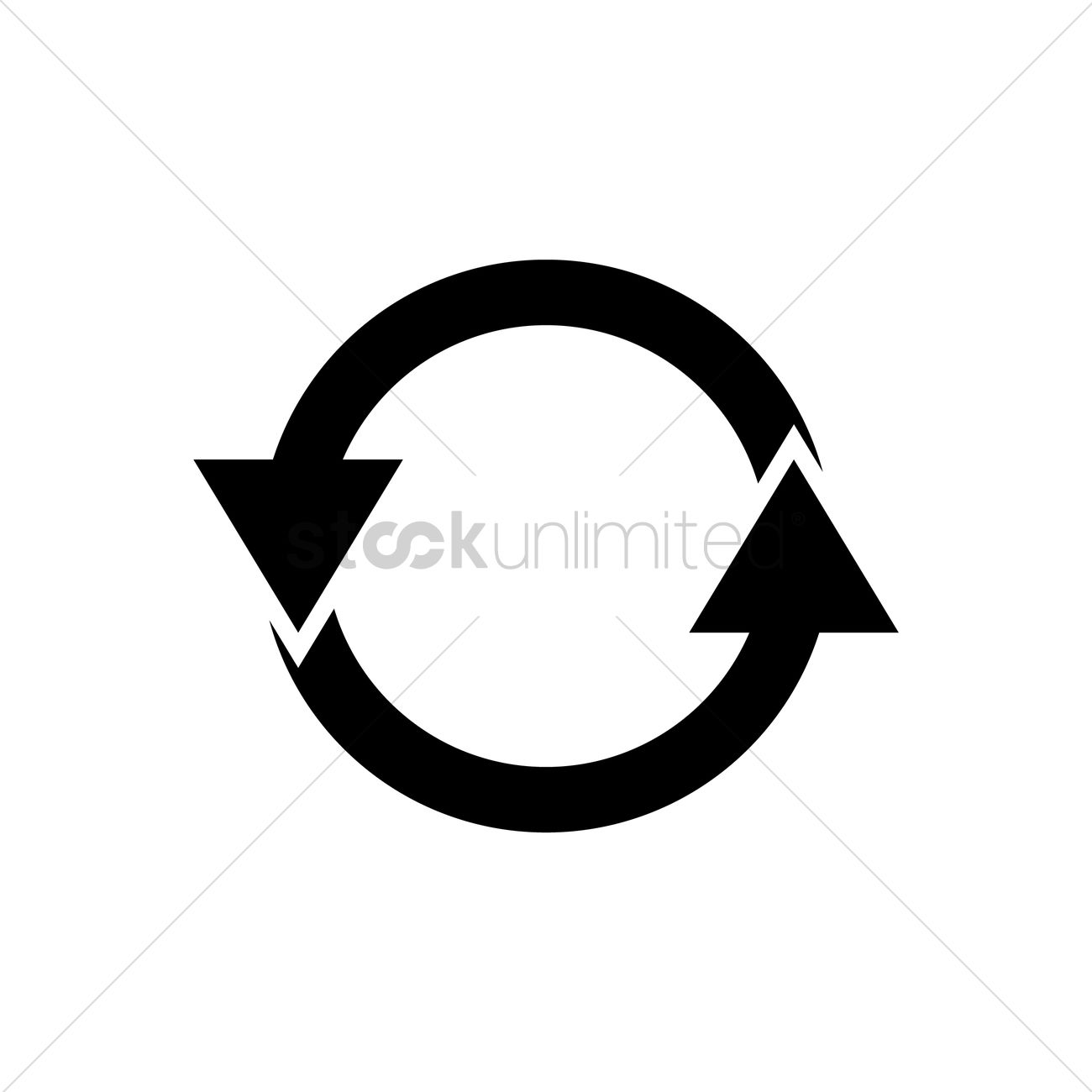 1300x1300 Recycle Symbol Vector Image