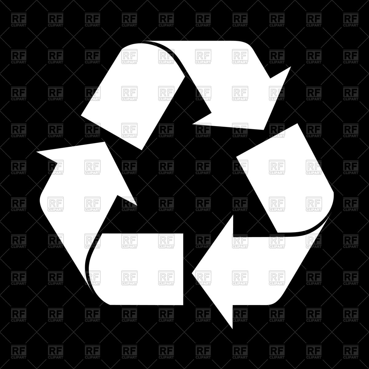 1200x1200 Recycle Symbol Vector Image Vector Artwork Of Signs, Symbols