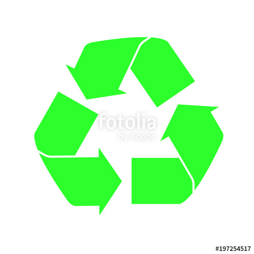 500x500 Recycle Symbol. Vector Stock Image And Royalty Free Vector Files