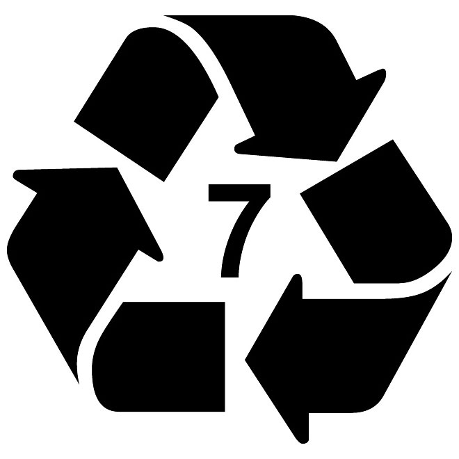 660x660 Recycle Type 7 Vector Symbol