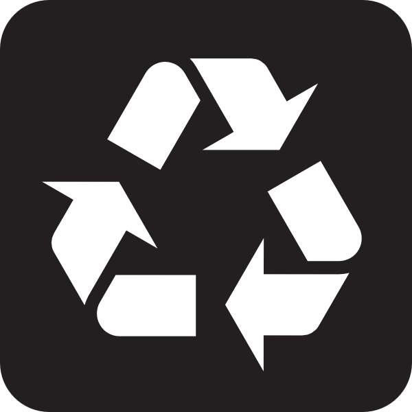 600x600 Recycling Clip Art Free Vector 4vector