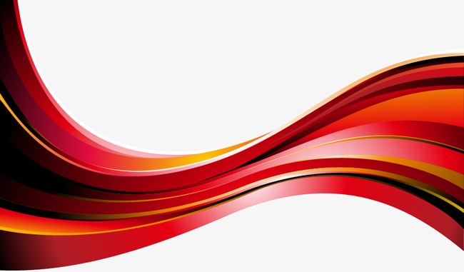 650x381 Red Abstract Geometric Curve, Red, Abstract, Geometry Png And