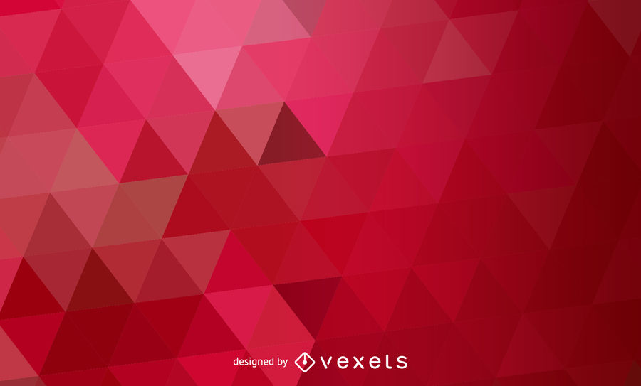 900x543 Red Abstract Polygonal Triangles Pattern