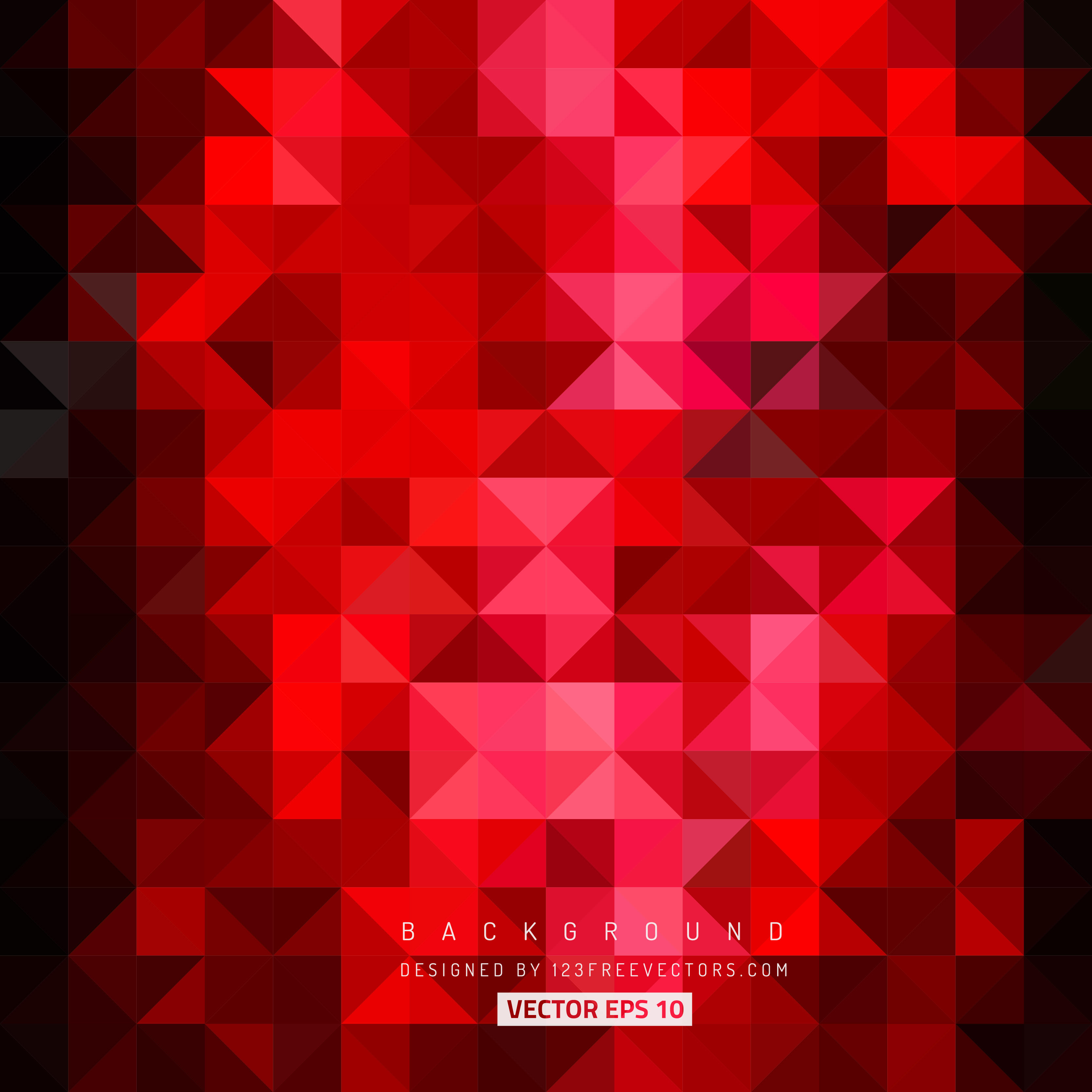3333x3333 Red Black Triangle Background Vector 123freevectors