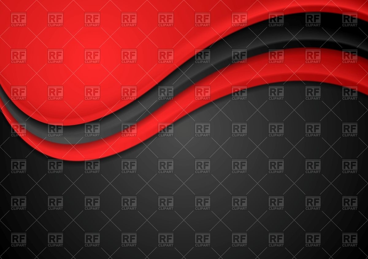 1200x847 Abstract Red And Black Wavy Background Vector Image Vector