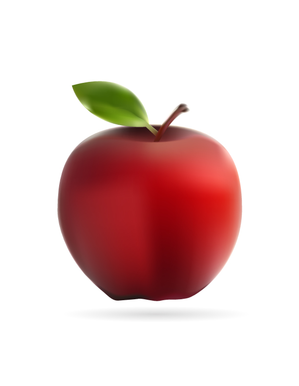 612x792 Red Apple Vector Free Download Housewarming Art