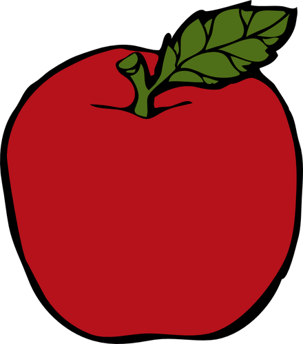 440x500 Red Apple Vector Public Domain Vectors