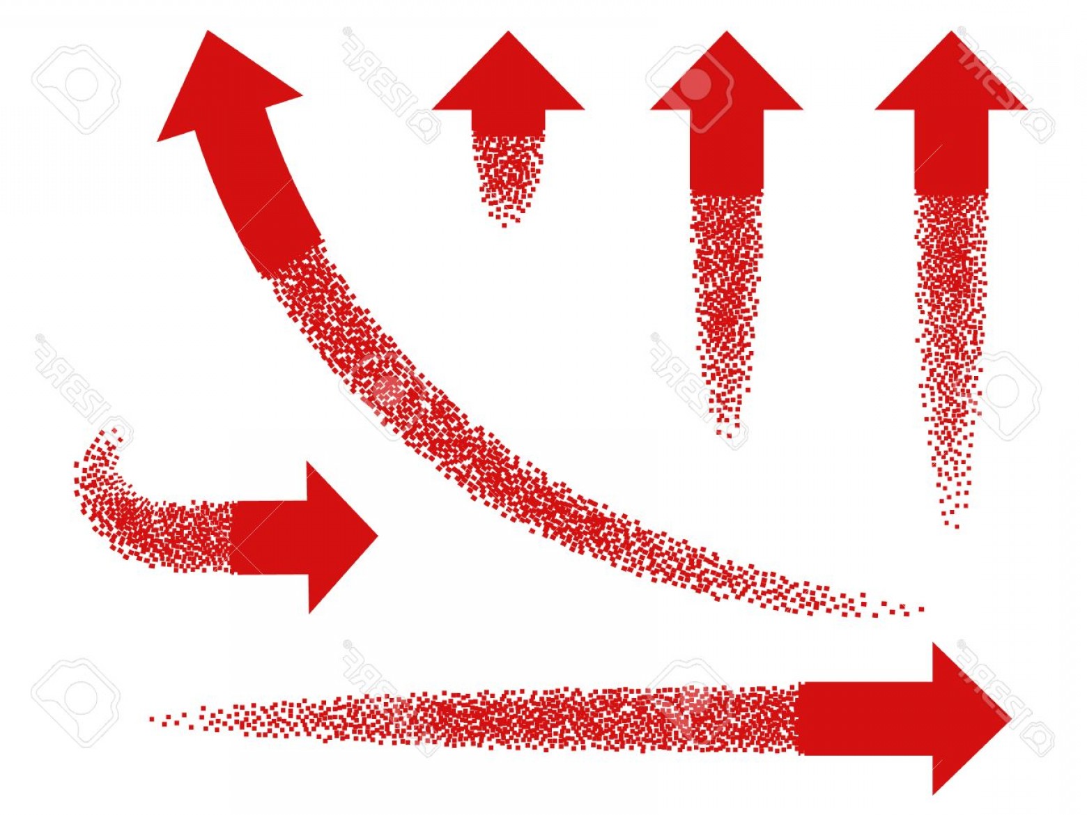 1560x1170 Photostock Vector Set Of Various Red Arrow Symbol Arrows Are Like