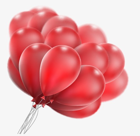 448x436 Realistic Vector Red Balloon, Vector, Realism, Red Png And Vector