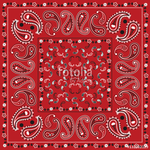 500x500 Red Bandana Print Stock Image And Royalty Free Vector Files On
