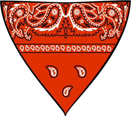 500x443 Red Bandana Vector Image Public Domain Vectors