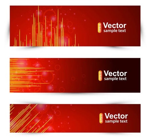 Red Banner Vector