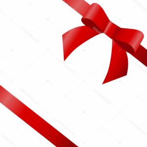 300x300 Greeting Card Red Ribbon Bow Vector Lazttweet