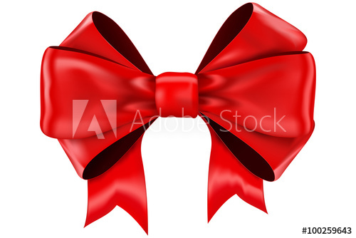 500x334 Red Bow Vector.