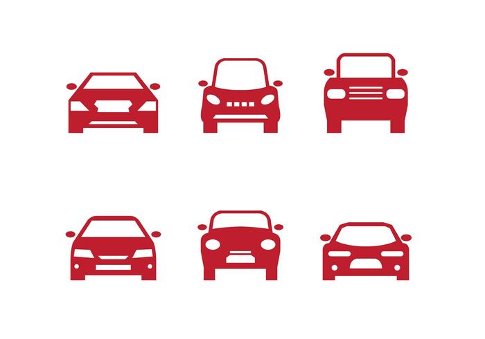 700x490 Red Car Front Silhouettes